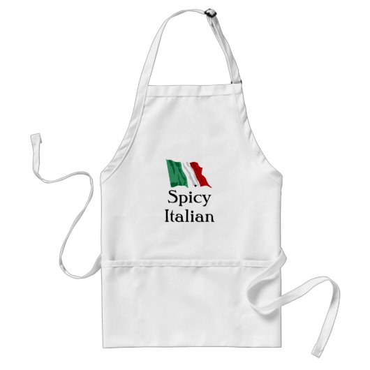 Spicy Italy Apron Standaard Schort (Voorkant)