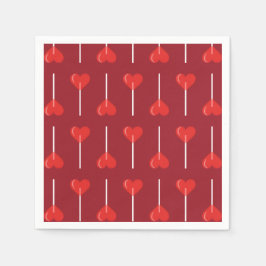 Spicy Love Suckers Rood Servet