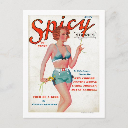 Spicy Magazine Hoesje Briefkaart (Voorkant)