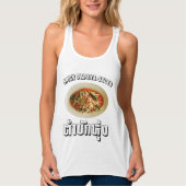 Spicy Papaya Salad [Tam Mak Hung] Isaan Dialect Tanktop (Voorkant)