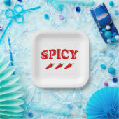 SPICY PAPIEREN BORDJE (Feest)