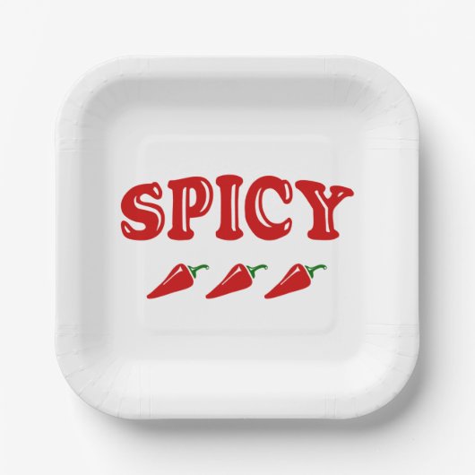 SPICY PAPIEREN BORDJE (Voorkant)