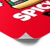  Spicy Pizza alsjeblieft!! Poster (Hoek)