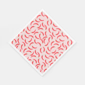 Spicy Red Chili Pattern Servet (Hoek)
