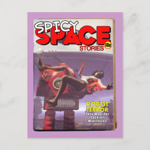 Spicy Space Stories Fake Pulp Hoesje Briefkaart