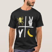 Spider 2 Y Banana Football Liefhebbers Amerikaans T-shirt (Voorkant)