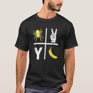 Spider 2 Y Banana Football Liefhebbers Amerikaans T-shirt