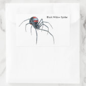 Spider afbeelding voor Rectangle-Stickers-Glossy Rechthoekige Sticker (Tas)