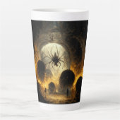 Spider Apocalypse Latte Mok (Voorkant)