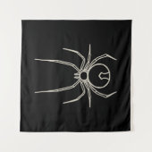 Spider - Bat Black en Bone White Wandkleed (Voorkant (horizontaal))