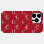Spider - Bloed rood en bot wit Case-Mate iPhone Case (Achterkant (horizontaal))