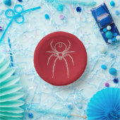 Spider - Bloed rood en bot wit Papieren Kommen (Feest)