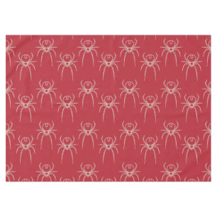 Spider - Bloed rood en bot wit Tafelkleed