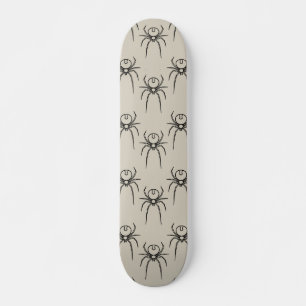 Spider - Bone White en Bat Black Skateboard