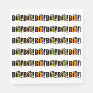 Spider BOO Halloween Servet