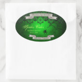  Spider Cider Halloween Fles Stickers (Tas)