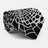 Spider Cobweb Halloween Stropdas (Opgerold)