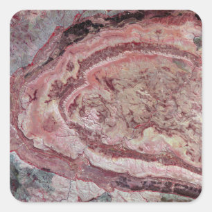 Spider Crater, Western Australië Vierkante Sticker