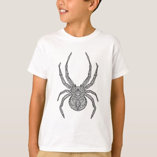 Spider Doodle T-shirt (Voorkant)