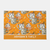 Spider en mama Mok Halloween Deurmat (Voorkant)