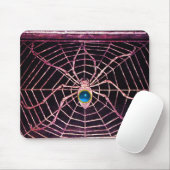 SPIDER en WEB Blue Sapphire Black Muismat (Met muis)