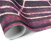 SPIDER EN WEB Green Emerald Gemstone Black Cadeaupapier (Rol Hoek)