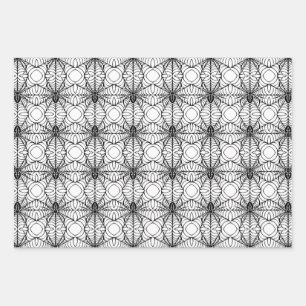 Spider en web inpakpapier vel