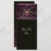 SPIDER en WEB Red Ruby Black (Voorkant / Achterkant)