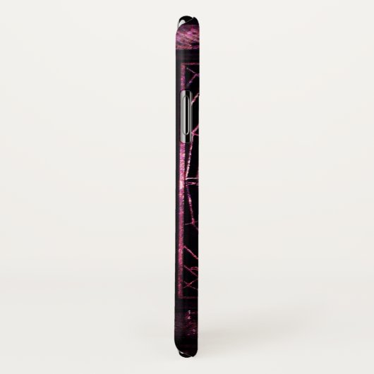 SPIDER en WEB Red Ruby Black Case-Mate iPhone Case (Achterkant / rechts)