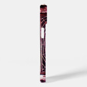 SPIDER en WEB Red Ruby Black Case-Mate iPhone Case (Achterkant / Rechts)