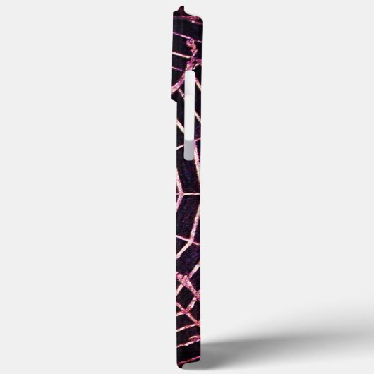 SPIDER en WEB Red Ruby Black Case-Mate iPhone Case (Achterkant / Links)