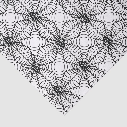 Spider en web tissuepapier (Detail)