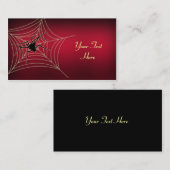 Spider en Web Visitekaartje (Voorkant / Achterkant)