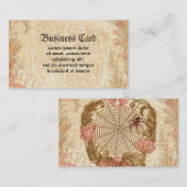 Spider Flower Wreath Visitekaartje (Voorkant / Achterkant)