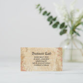 Spider Flower Wreath Visitekaartje (Staand voorkant)