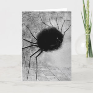 Spider glimlachen door Odilon Redon, Halloween Kaart