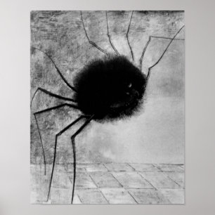 Spider glimlachen door Odilon Redon,  Halloween Poster