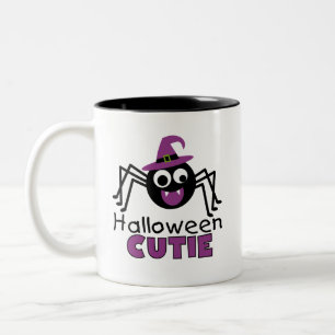 Spider Halloween Cutie Tweekleurige Koffiemok