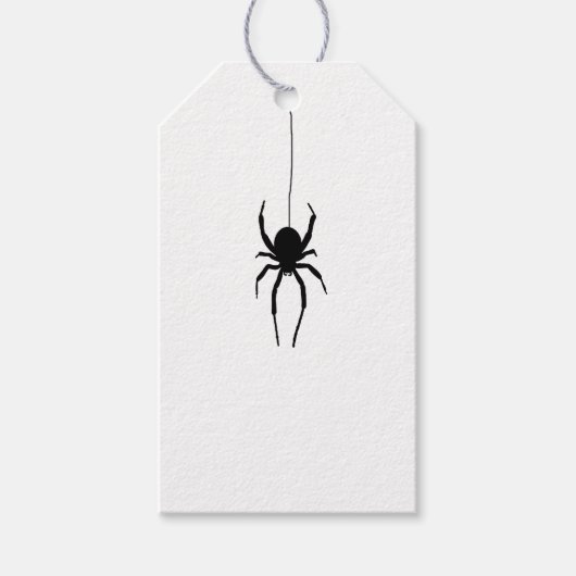 Spider Halloween Spooky Gift Label Cadeaulabel (Voorkant)