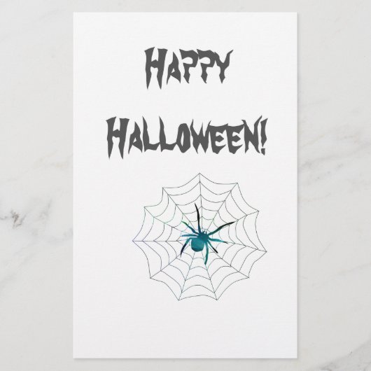 Spider Happy Halloween! Briefpapier (Voorkant)