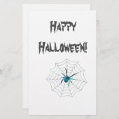 Spider Happy Halloween! Briefpapier (Voorkant / Achterkant)
