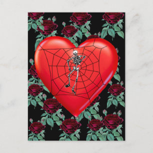 Spider Heart Briefkaart