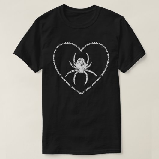Spider Heart T-shirt (Design voorkant)