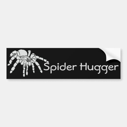 Spider Hugger Bumpersticker (Voorkant)