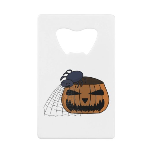 Spider in the web in the halloween pumpkin (Devant)