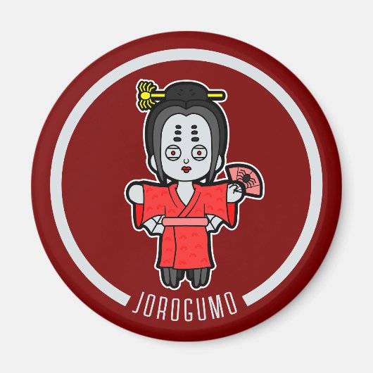 Spider Lady Jorogumo | Japanese Yokai Magneet (Voorkant)