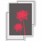 Spider Lily Flower Sticker (Voorkant)