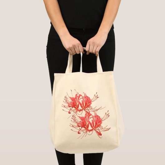 Spider Lily Shopper Tote Bag (Voorkant (product))
