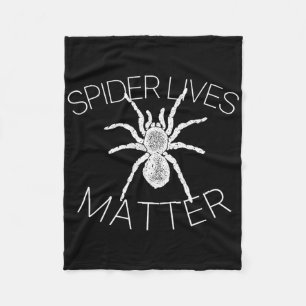 Spider Lives Probleem Grappig Insect Meme T-Shirt Fleece Deken