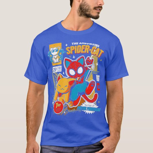 Spider Man Cat T-shirt (Voorkant)